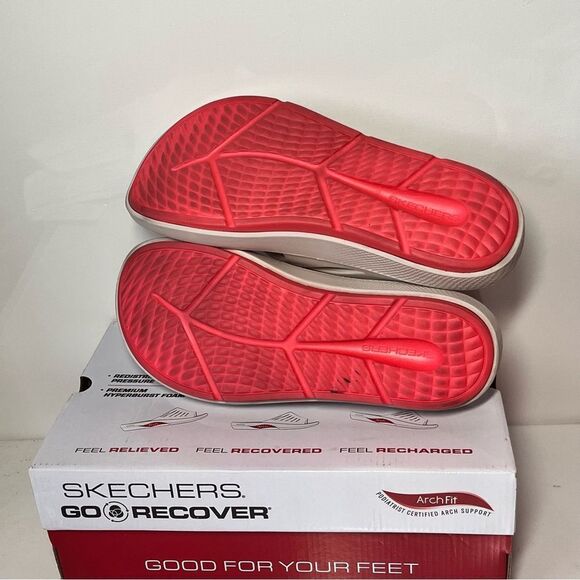 Skechers Contend GO Recover Washable Vegan Thong Sandals - Picture 8 of 8